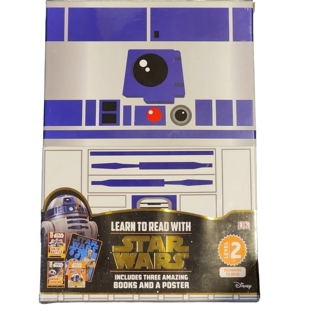 Star Wars NEW Disney Learn to Read 3 book set + poster level 2